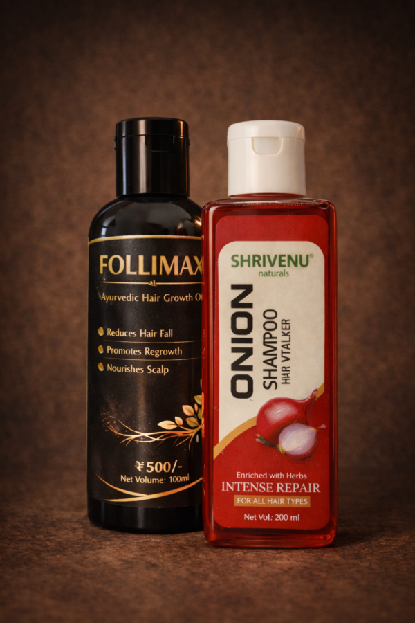 Shrivenu Advanced Hair Regrowth oil and sampoo